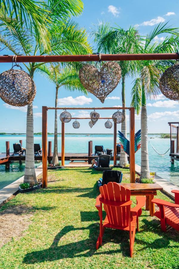 Blue Bird Hotel Bacalar Kültér fotó