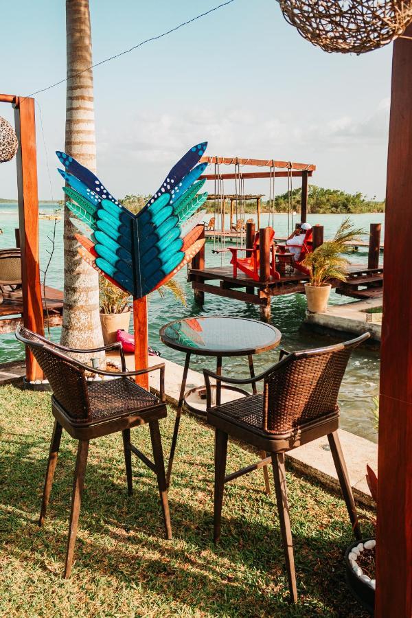 Blue Bird Hotel Bacalar Kültér fotó